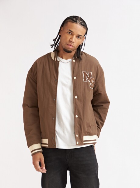 CAMPERA COLLAGE MARRON