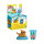 Set de Masa Play Doh Amigos de la Playa VERDE-CELESTE