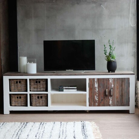 RACK MADERA BLANCO AIM