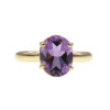 Anillo Aurora de oro amarillo 18k con amatista (ADAPTAMOS NUESTROS ANILLOS A MEDIA *) Anillo Aurora de oro amarillo 18k con amatista (ADAPTAMOS NUESTROS ANILLOS A MEDIA *)