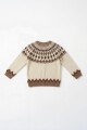 Cardigan kids bariloche beige melange