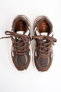 Zapatilla Combinada Chocolate