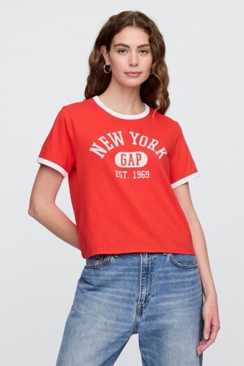 Remera Gráfico Mujer Poster Red