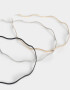 Vinchas Sets Set por 3 Set De Vinchas Rígidas Wavy - Combinacion Tricolor