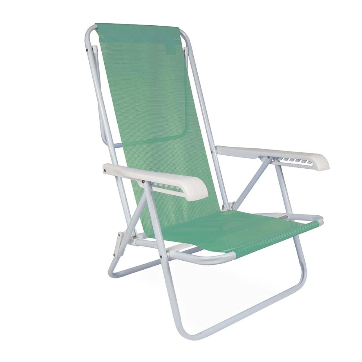 Silla Reclinable 8 Posiciones Acero Sannet 121232259 - VERDE 
