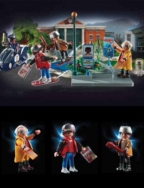 Playmobil Back to the Future parte II Persecución 80 piezas Playmobil Back to the Future parte II Persecución 80 piezas