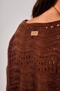 Sweater Textura Chocolate
