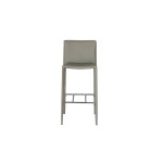 TABURETE GLAM 43x43x102CM PVC/METAL MARRON TABURETE GLAM 43x43x102CM PVC/METAL MARRON