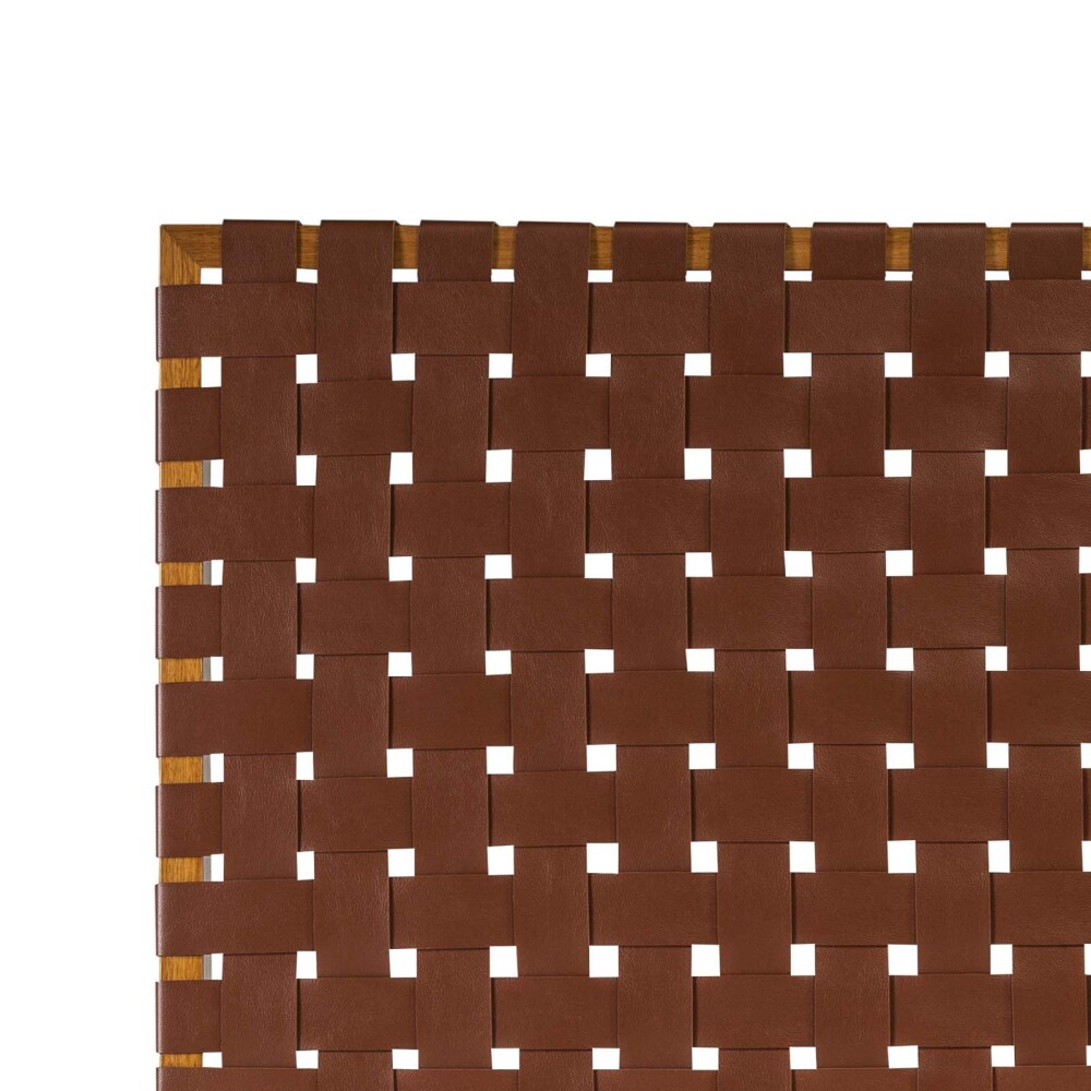 RESPALDO SUPER KING PU-Y-MADERA MARRON FIAMMA