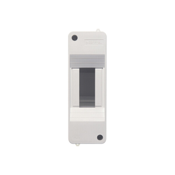 Cubre borne para térmica 1-2 módulos gris ELE01490