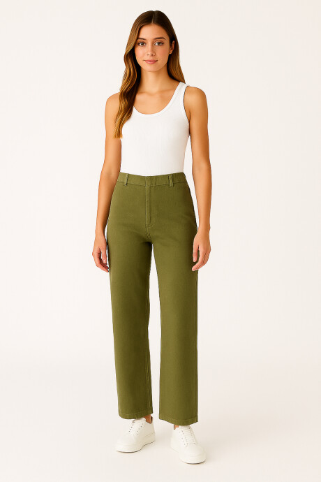 Pantalon Tirna Verde Oliva