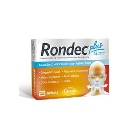 Rondec Plus 12 Tabletas Rondec Plus 12 Tabletas