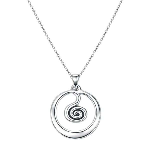 Dije Circulo Espiral - Plata 925 - sin piedra - CP4727 sinpiedra