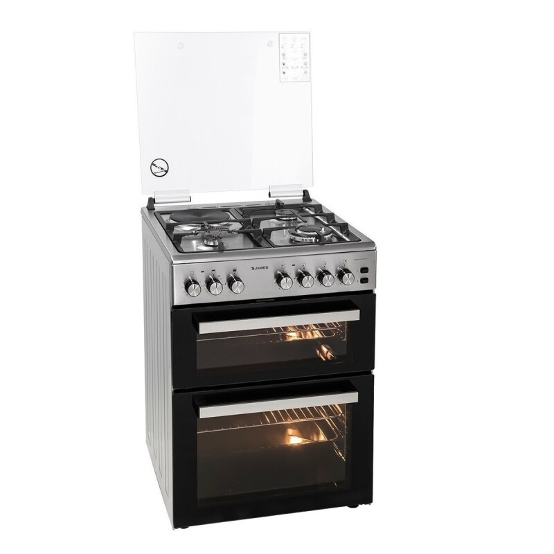 Cocina Doble Horno James C900 Combinada Inox 3+1 Color Acero Inoxidable Cocina Doble Horno James C900 Combinada Inox 3+1 Color Acero Inoxidable