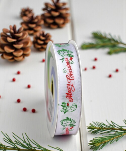 Cinta de regalo navidad 1.5cm*2.6m DISEÑO 10