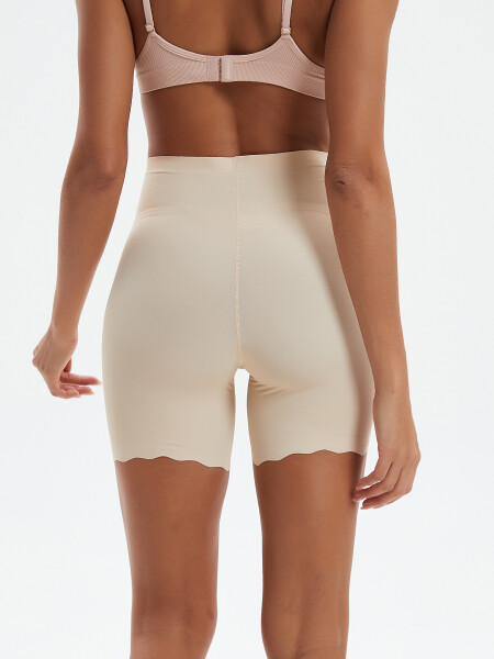 SHORT COMPRESION BEIGE