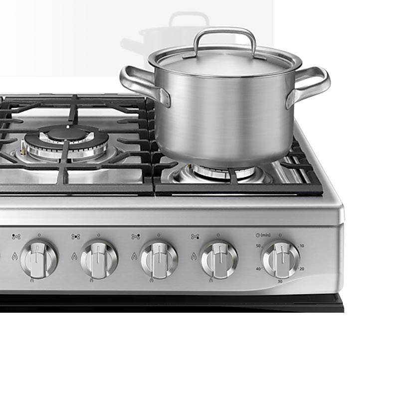 Cocina a Gas Samsung 5 Quemadores con Triple Corona 146L Cocina a Gas Samsung 5 Quemadores con Triple Corona 146L