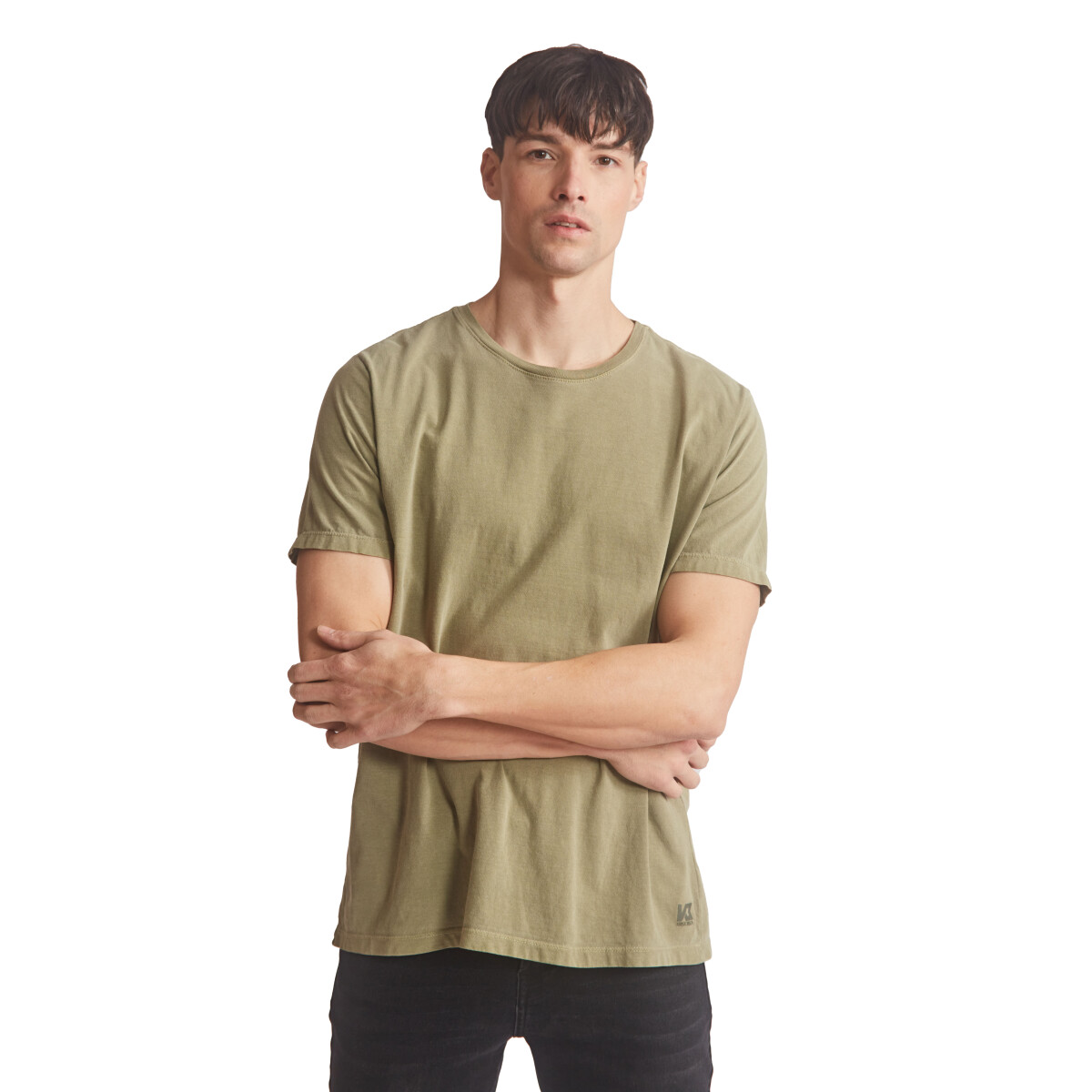 Remera de Hombre KristoBelga - Verde Oliva 