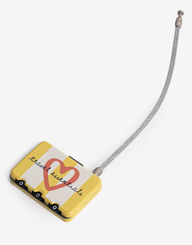 Viajes Varios Candado Con Combinación Numérica - Combinacion Tricolor