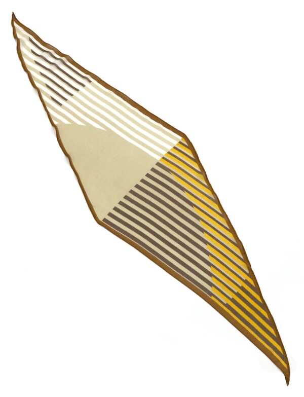 Pañuelo Gasa A Rayas MULTI/MARRON