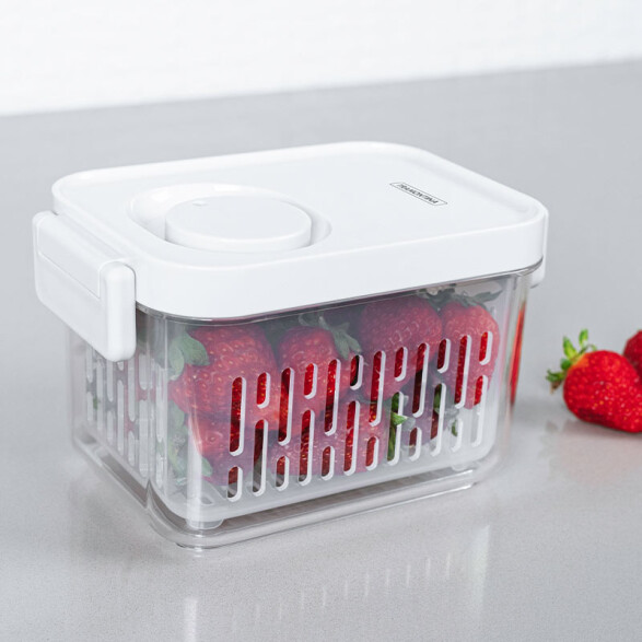 Organizador para heladera 0,9 lt con tapa -TRAMONTINA TF0400