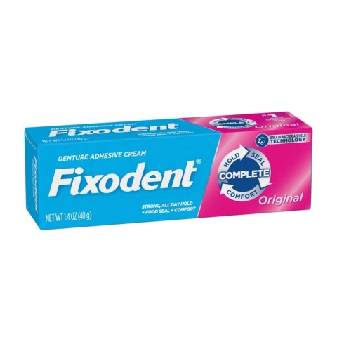 Fixodent adhesivo en crema para prótesis 40g