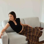 FALDA VIKTORIA NEW CAMELL