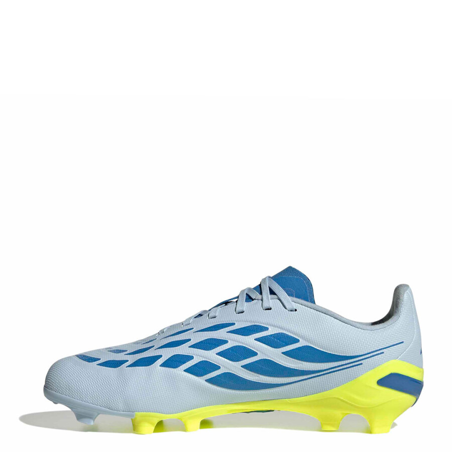 Championes de Niños Adidas Predator League Fg Celeste - Amarillo