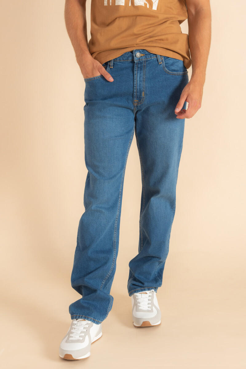 Pantalón de Jean Clásico Azul