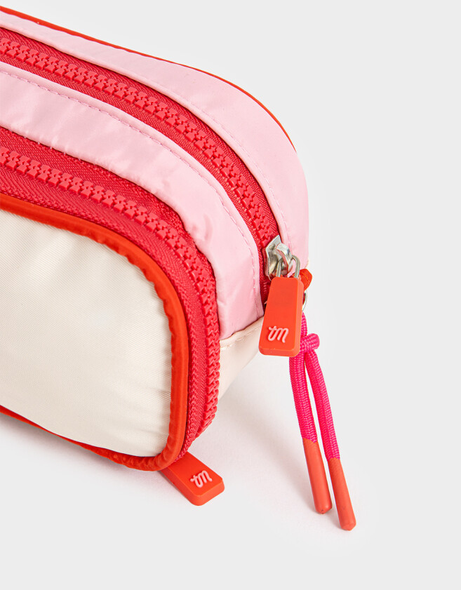 Cartucheras Con compartimentos Cartuchera Estampada - Rosa Claro