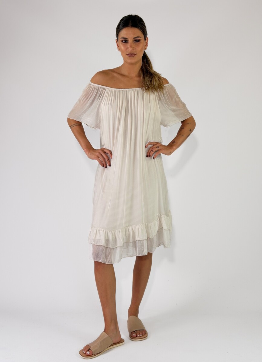 VESTIDO BOHOL - CRUDO 