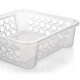 Canasta apilable 1600 ml TRANSPARENTE