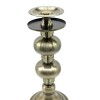 Candelabro de metal plateado T2 Candelabro de metal plateado T2