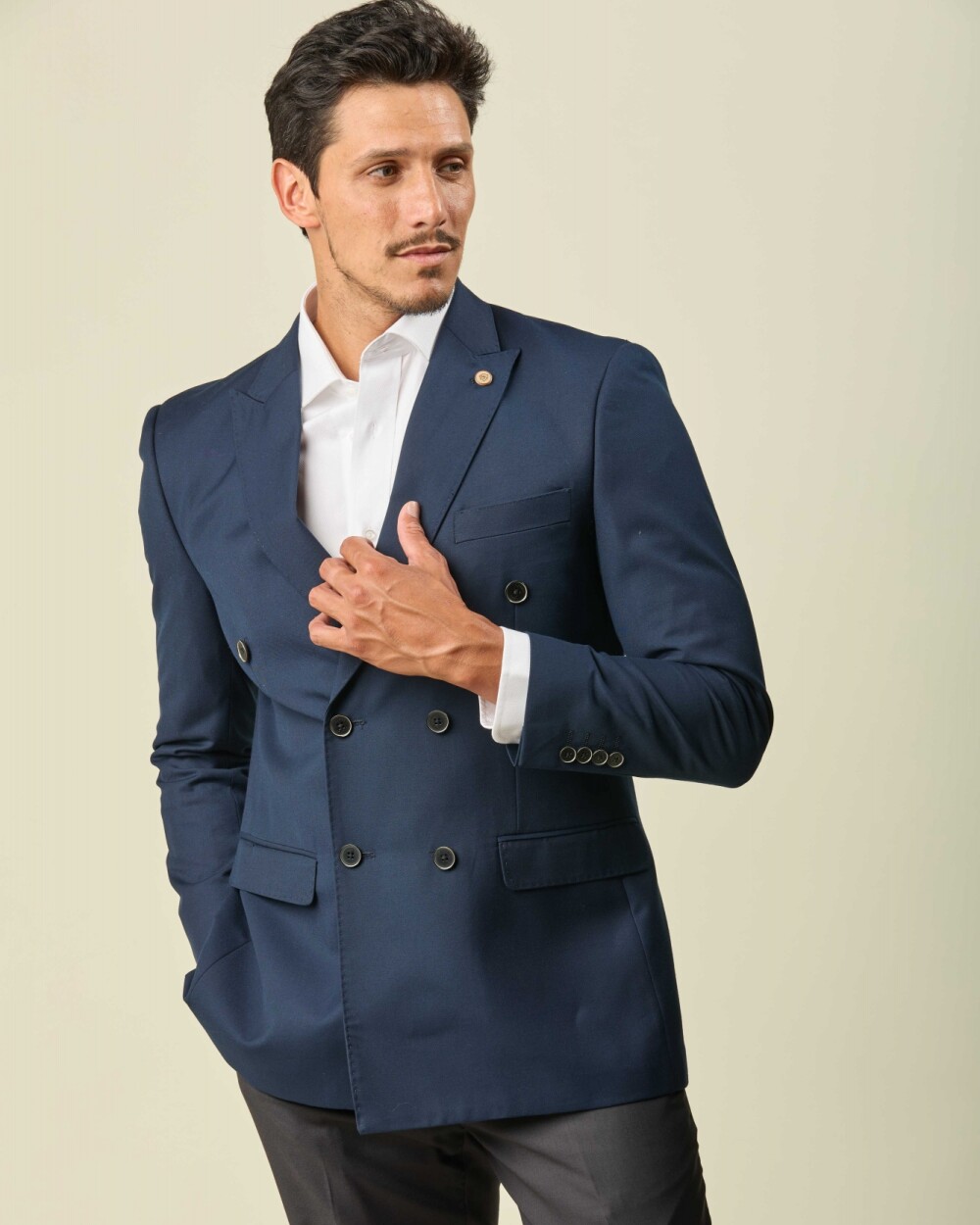 Saco Sport Cruzado - Azul Marino Saco Sport Cruzado - Azul Marino