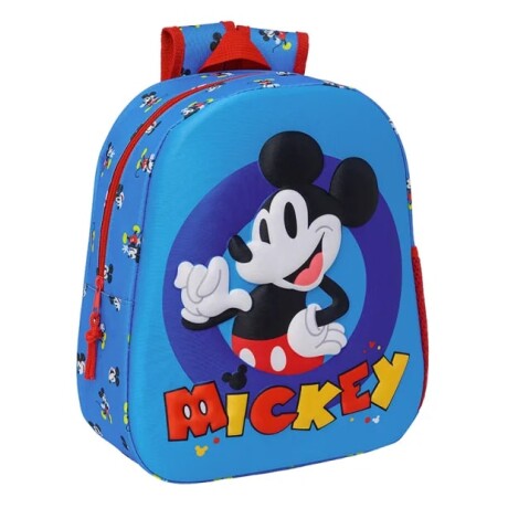 Mochila Safta 3D Licencia 33 cm Mickey Mouse