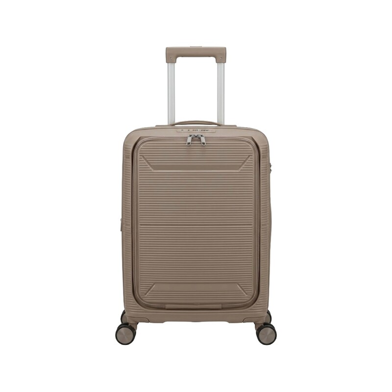 MALETA PLAST BEIGE 54X38X20CM Unica