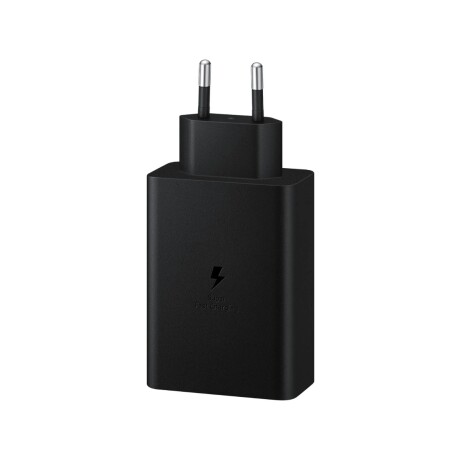 Cargador Samsung Trio 65 W Carga Súper Rápida 2 USB-C + USB-A Cargador Samsung Trio 65 W Carga Súper Rápida 2 USB-C + USB-A