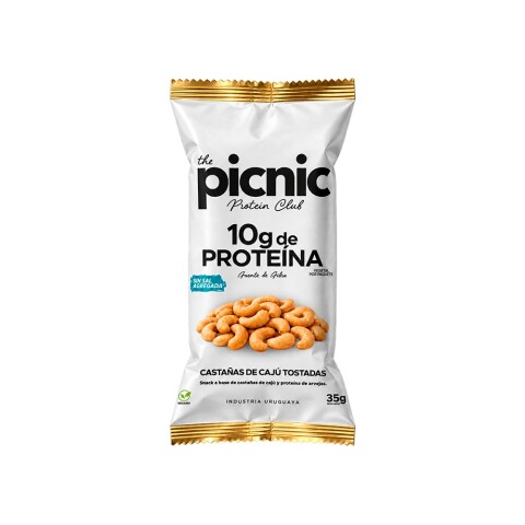 Castañas de Cajú Tostadas Sin Sal +10 Proteína 35g Picnic Castañas Sin Sal 35g Picnic