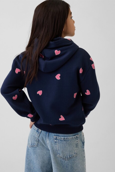 Canguro Con Cierre Logo Gap Niña Gap Heart Print