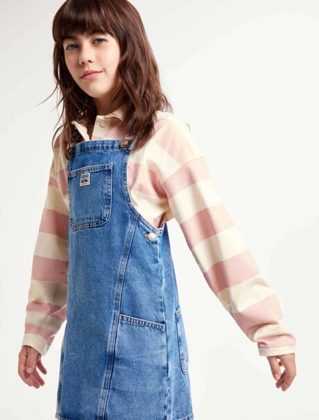 JARDINERO INFANTIL DE JEANS AZUL