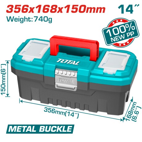 CAJA HERRAMIENTAS 14ÏBROCHE MET TOTAL CAJA HERRAMIENTAS 14ÏBROCHE MET TOTAL