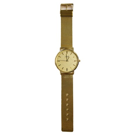 Reloj de Pulsera para Mujer Diseño Elegante Urbano Moderno Dorado