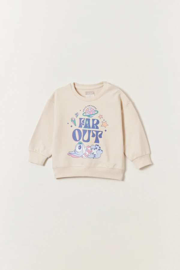 Buzo deportivo oversize Stich Crudo