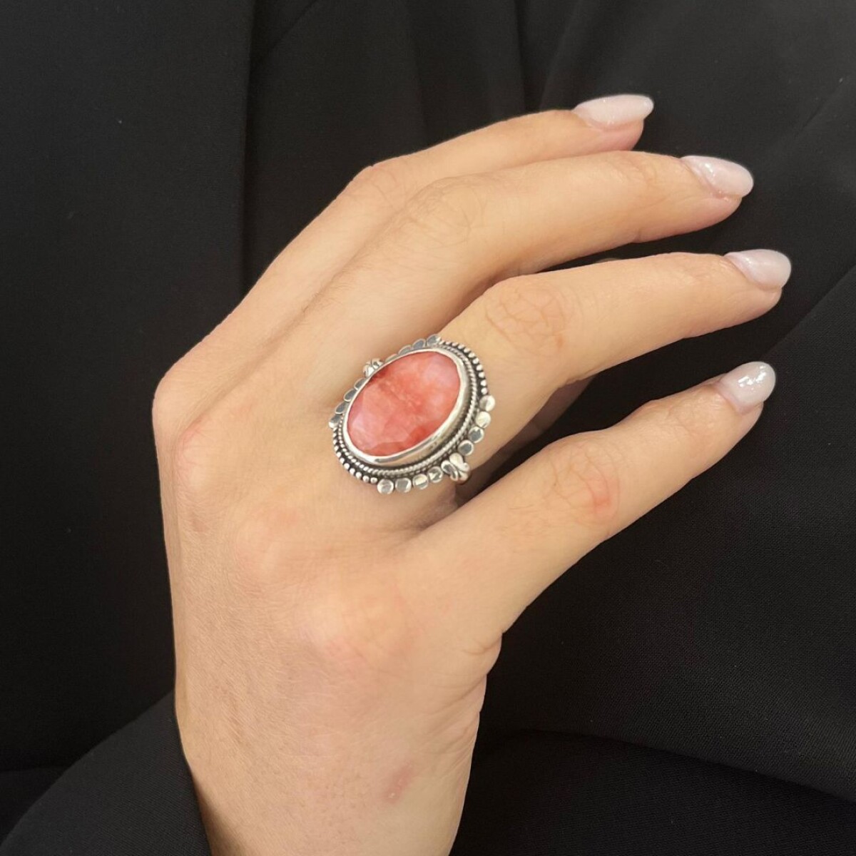 Anillo Raíz De Rubí - Plata 925 
