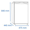 James Jn-90k Heladera Frigobar Color Blanco Con Capacidad De 91l 220v James Jn-90k Heladera Frigobar Color Blanco Con Capacidad De 91l 220v