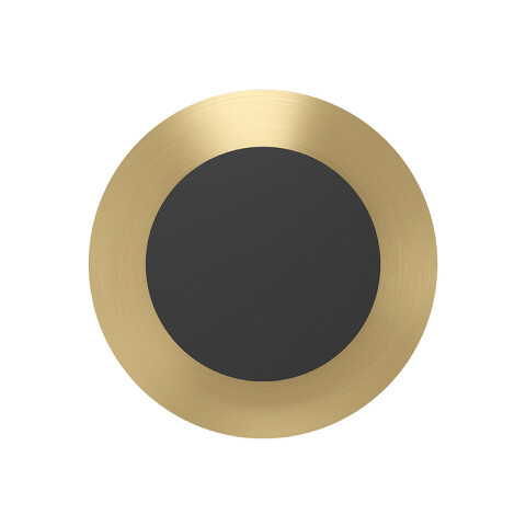 Lámpara de pared LED 3000K 11W metal negro y cobre EG6100