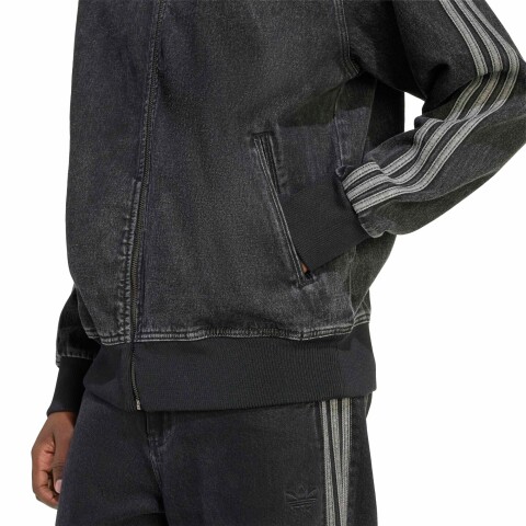 Campera adidas Adicolor Denim Firebird Black