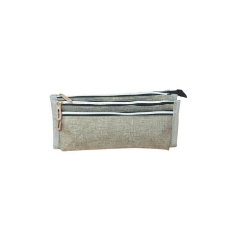 Cartuchera 21x11x7 cm Gris