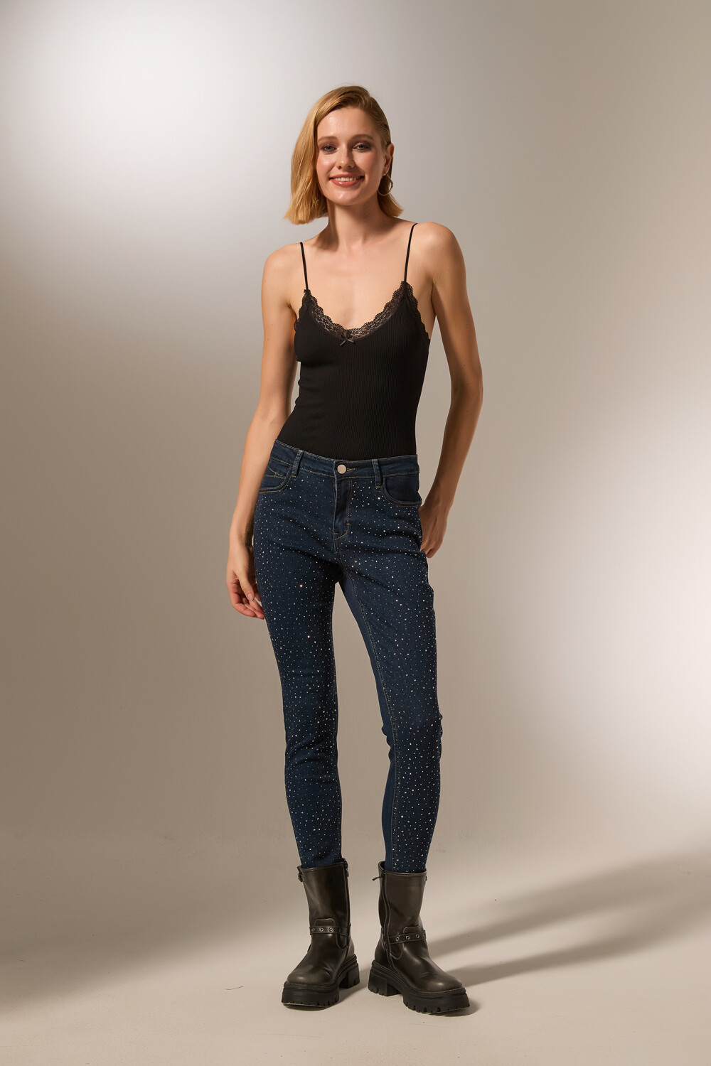 Pantalon Cindi Azul Oscuro