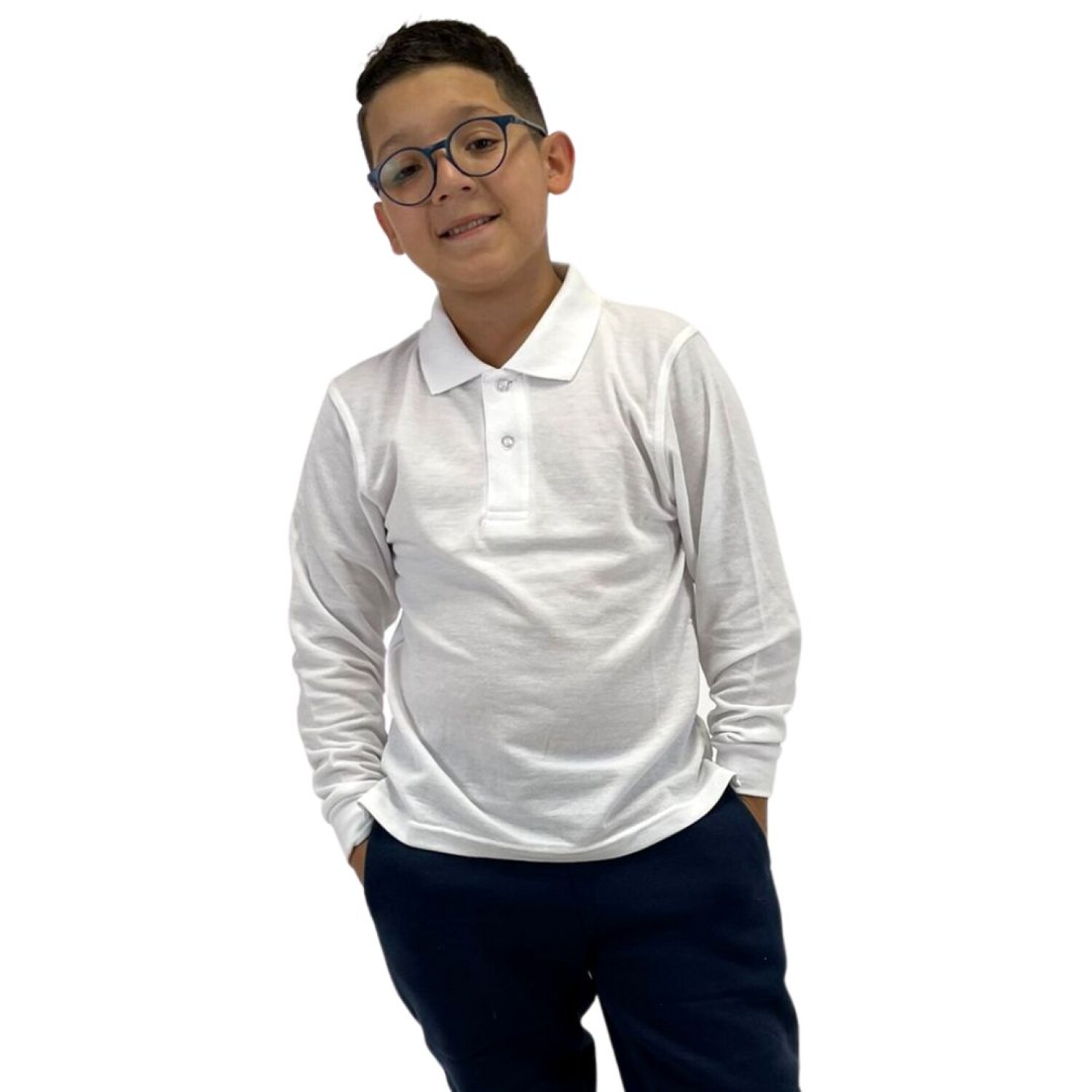 Shirt Polo Blanco NiÃ±o Manga Larga Blanco Polo NiÃ±o Manga Larga POLO